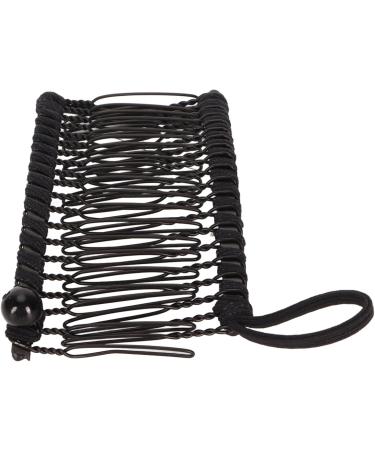 Banana Hair Clips Comfortable Fashion Vintage Clincher Comb Tool Simple 2 Pieces Durable for Girl for Thick Wavy Curly Hair (Black) - Buy Online on GoSupps.com