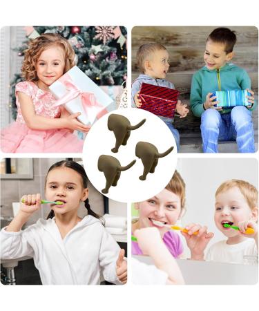 Funny Dog Butt Toothpaste Topper | 3PCs Tube Printer Attachment | Comical Dental Gift - Buy Online on GoSupps.com