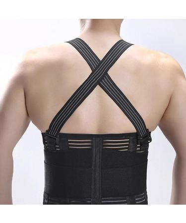 Work Back Brace - Elastic Back Brace For Lower Back - Lower Back Brace Posture Corrector Protector All-Round Waist Protection M - Buy Online on GoSupps.com