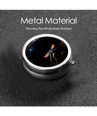 Future Astronauts Round Pill Box - 3 Compartment Portable Organizer for Travel - Buy Online on GoSupps.com