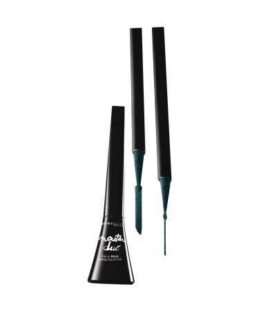 Maybelline New York Eye Studio Master Duo Glossy Liquid Liner  Glossy Teal  0.05 Fluid Ounce