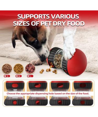 CAROZEN Interactive Dog Feeder Toy Dog Enrichment Toy Slow Feeder Toy for Dog Mental Stimulation Treat Puzzle for Dog Entertainment Food Dispenser Dog Toy - Buy Online on GoSupps.com