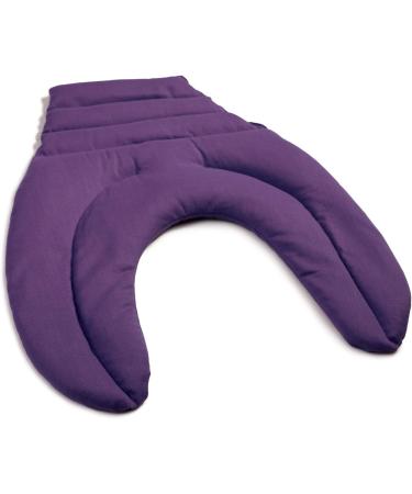 Purple Cherry Stone Neck Pillow & Back Heat Pad | Comfort & Support for Travel & Relaxation - Buy Online on GoSupps.com