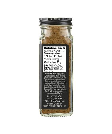 Organic Watkins Chili Lime Seasoning 3.7 oz | Authentic Flavor | 1 Count - Buy Online on GoSupps.com