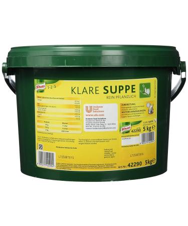 Knorr Clear Soup Vegetable - 5kg Pack | Purely Vegetable Instant Soup for International Shipping - Buy Online on GoSupps.com