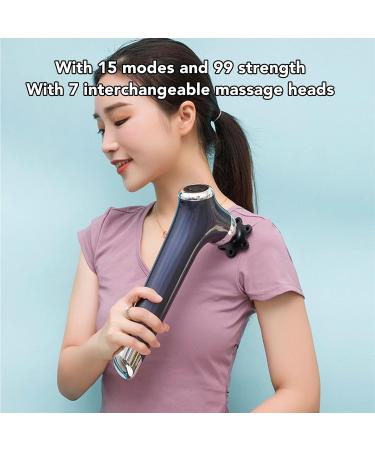 Depth Tissue Muscle Massager | 15 Modes & 99 Strength Levels | Portable & Rechargeable Pain Relief for Sports Enthusiasts Office Workers & Seniors - Buy Online on GoSupps.com