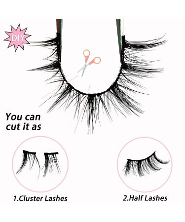 Cat Eye Manga Lashes - 15mm Natural Look Fake Eyelashes | 5 Pairs Faux Mink Anime Cosplay Lashes - Buy Online on GoSupps.com