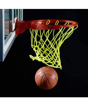 SANNIX 2 Pack Glow in Dark Basketball Hoop Net Replacement - Luminous Outdoor Sun Powered Nylon Nightlight Nets for Hoops - Buy Online on GoSupps.com
