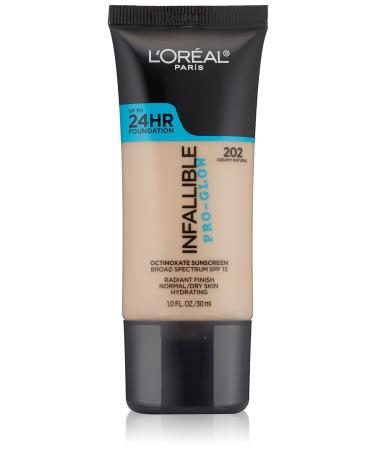 L'Or al Paris Infallible Pro-Glow Foundation  Creamy Natural  1 fl. oz. creamy natural 1 Fl Oz (Pack of 1)