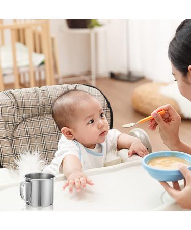 VORCOOL Kids Stainless Steel Mug 3Pcs - Extra Small Tea Coffee Camping Mugs for Unbreakable Milk Drinking - Buy Online on GoSupps.com
