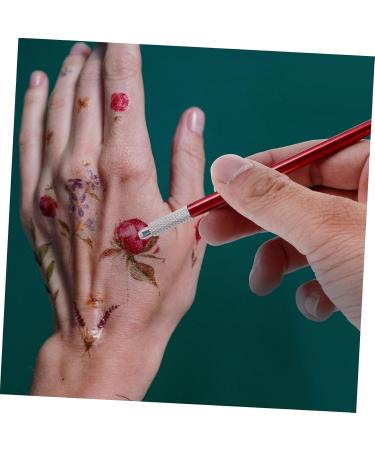 Hemoton 14 Pcs Metal Embroidery Pen Eyebrow Pen Microblade Pen for Eyebrows Eyebrow Pencil Hand Pen - Buy Online on GoSupps.com