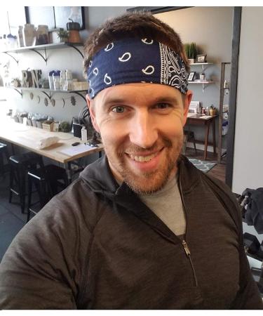 Kenz Laurenz Sweatband - Adjustable, Non-Slip Headband for Men and Women - Buy Online on GoSupps.com