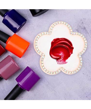  POPETPOP POPETPOP Retro Nail Art Display Stand with Wheel of Tips and Mixing Tray for Artists - Buy Online on GoSupps.com