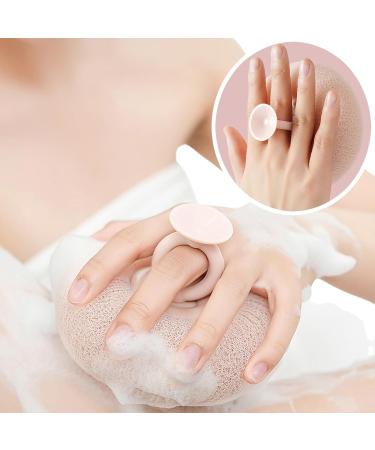 Super Soft Sunflower Bath Ball - Exfoliating Suction Cup Sponge for Shower | Blue & Pink Mesh Pouf - Buy Online on GoSupps.com