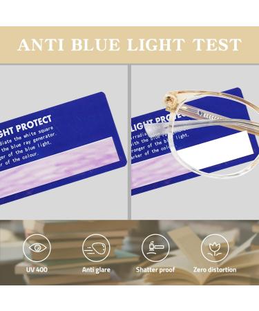 Yukang Blue Light Filter Glasses for Women - TR90 Lightweight Gaming Goggles - Stylish Brown PC Glasses for Eye Protection - Buy Online on GoSupps.com
