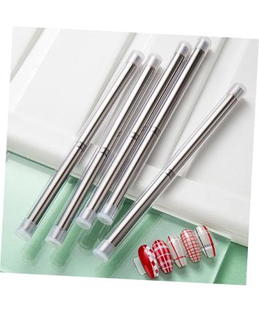 Housoutil Nail Art Drawing Pen Nail Drawing Pens Thin Nail Art Brush Gel Nail Polishes Nail Art Liner Pens Nail Art Supplies Barniz De Gel Para U as Nail Art Pen Design Pen Metal Manicure 18x1cm As Shown 2 - Buy Online on GoSupps.com