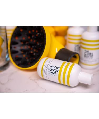 The Curl Suite Curl Controller Gel - Long-Lasting Styling Gel for Curly, Coily, and Wavy Hair (8 Oz) - Buy Online on GoSupps.com