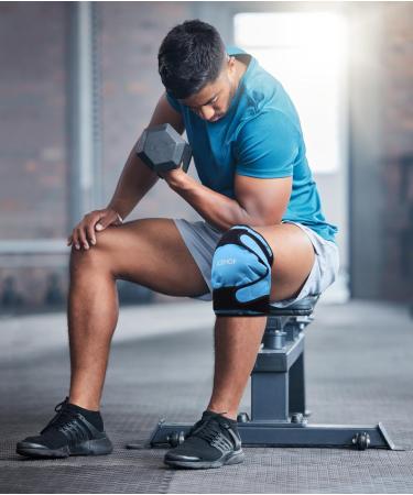 Icehof Knee Cooling Cuff | Universal Cool Pad for Knee Pain Relief | Large Cooling Strap & Package for Maximum Comfort - Buy Online on GoSupps.com