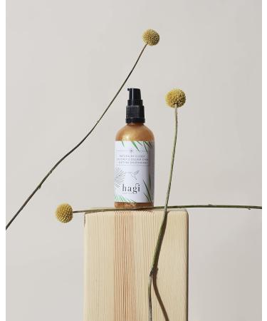 Hagi Natural Body Oil - Chia Seed & Gold Dust Lemongrass & Sunflower Oil for Radiant Skin | 100ml - Buy Online on GoSupps.com