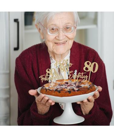 48Pcs 80th Birthday Cupcake Toppers Glitter Hello 80 Cupcake Topper 80 Fabulous Eighty Cupcake Picks for Happy 80th Birthday Wedding Anniversary Party Cake Decorations Supplies Champagne Gold 80th Champagne Gold - Buy Online on GoSupps.com