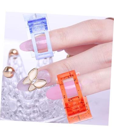 HAKIDZEL 12pcs Nail Clip Nails Gel Nail Tip Fixing Clamp Finger Nail Tip Clamp Finger Extension Clip Fake Nails Kit Nail Art Clip Finger Clip Acrylic Nail Tips Fixture Red Crystal Plastic 4X3X2CM Red - Buy Online on GoSupps.com