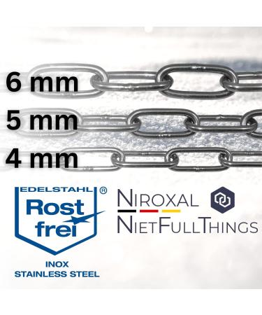 Rustproof Stainless Steel Dog Training Chainstab Collar - 49cm Long 5mm Thick - Durable & Effective Training Solution - Buy Online on GoSupps.com