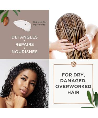 Argan Magic Ultra Hydrating Conditioner - Repairs Dry Damaged Hair - Improves Hair Health - Color Safe - Made in USA - Paraben & Cruelty Free 32oz - Buy Online on GoSupps.com