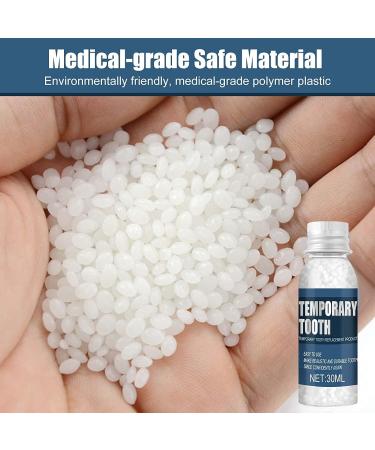 Temporary Tooth Repair Kit - Moldable Thermal Fitting Beads for Broken Teeth, Filling Gaps, and Retouching Tooth Holes - Buy Online on GoSupps.com