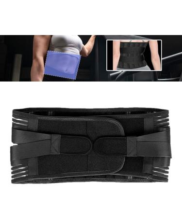 OIIBWQ Back Support Belt Adjustable Lumbar Support for Men And Women Breathable Comfort for Daily Work XL X-Large - Buy Online on GoSupps.com