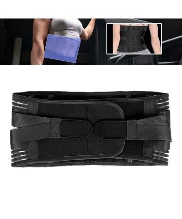 Menolana Back Support Belt for Men and Women Lower Back Brace Adjustable Comfortable with Lumbar Pad Waist Lumbar Support for Sport XL - Buy Online on GoSupps.com
