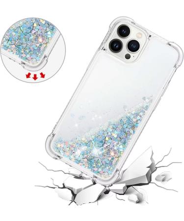 Tivenfezk Nadoli Glitter Quicksand Shell for iPhone 15 Pro Max | Shockproof Silicone TPU Bumper Case | Transparent Liquid Protection - Buy Online on GoSupps.com