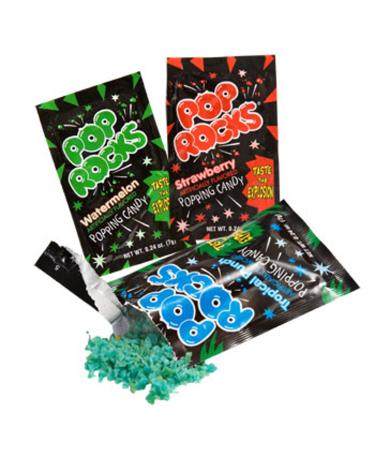 Pop Rocks Popping Candy 3-Pack - Watermelon, Strawberry, Tropical Punch - Bursting with Flavor! - Buy Online on GoSupps.com