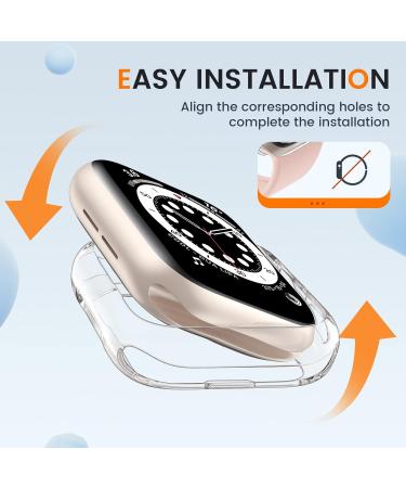 2 Pack Goton Clear Soft TPU Bumper Case for Apple Watch 40mm SE/Series 6/5/4 - Shockproof Edge Cover Protector - No Screen Protector Included - Buy Online on GoSupps.com