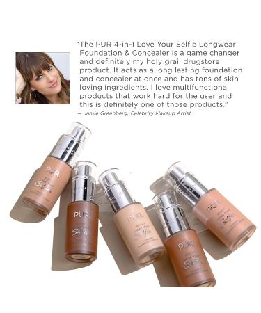 R MINERALS 4-in-1 Love Your Selfie Longwear Foundation & Concealer | Full Coverage Liquid Foundation | Hydrating & Cruelty-Free - Buy Online on GoSupps.com