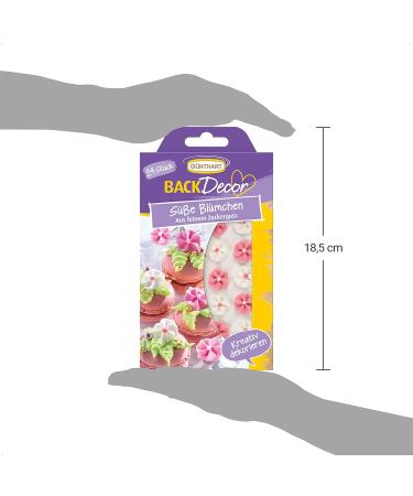G nthart BackDecor Sugar Flowers Pink & White Edible Decorations for Baking - Buy Online on GoSupps.com