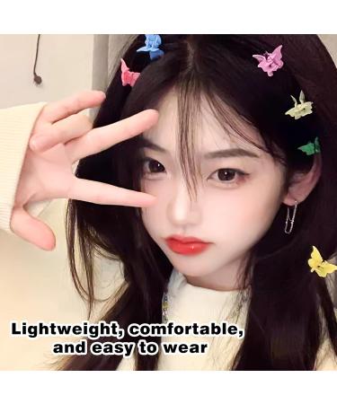 CLDURHGE 100 Pieces Colorful Flower Hair Clips Mini Plastic Hair Clips Small Hair Clips Girls Colorful Hair Clips for Baby Girls Girls Women Random Colour - Buy Online on GoSupps.com