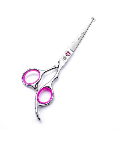 6.0 inch Professional Kids Saftey Round Head Hair Cutting Scissors/Shears for Young Mother or Professional Hairdresser Set7