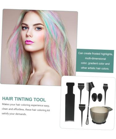 LALAFINA 1 Set Hair Dying Accessory Kit Hair Dye Kit Balayage Kit Hair Bleaching Kit Hair Coloring Tools Hair Dye Supplies Hair Color Board Large Plastic Highlight Display Board - Buy Online on GoSupps.com