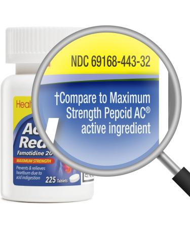 Buy HealthA2Z Acid Reducer | Famotidine 20mg Maximum Strength | 225 Tablets for Heartburn Relief | Fast International Shipping - Buy Online on GoSupps.com