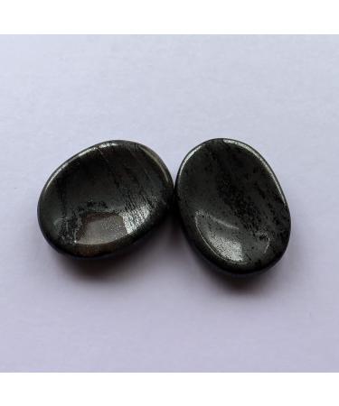 Hematite Crystal Worry Thumb Stone Meditation Spiritual Stress Relief Gift Birthday Stocking Filler Healing Energy Reiki Chakra - Buy Online on GoSupps.com