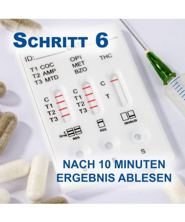 One+Step Multi Drug Test Saliva Kit - 5 Panel THC Amphetamine Cocaine MDMA Opiate - Fast & Accurate Results - 2 Pack - Buy Online on GoSupps.com
