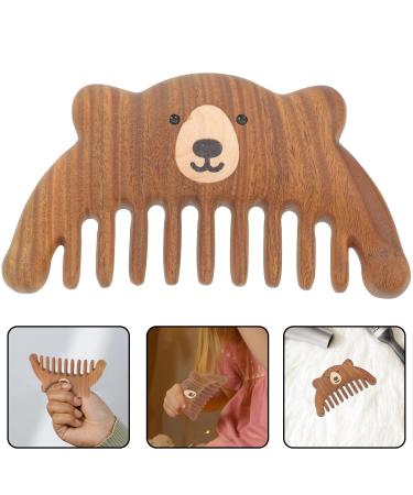 Beavorty Natural Green Sandalwood Wide Tooth Scalp Comb - Head Massage Tool for Women | Premium Wood Hair Comb for Scalp Massage - Buy Online on GoSupps.com
