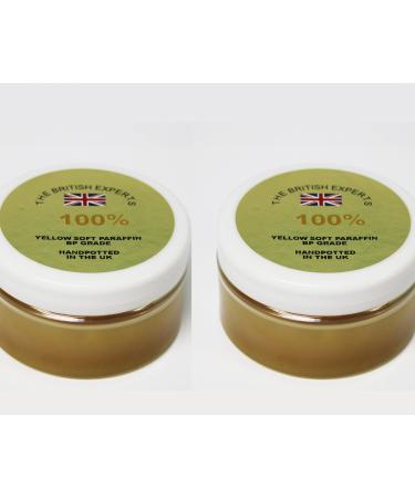 The British Experts of Yellow Soft Paraffin | 2 x 100ml | BP Grade Petroleum Jelly 100ml 2 Pack
