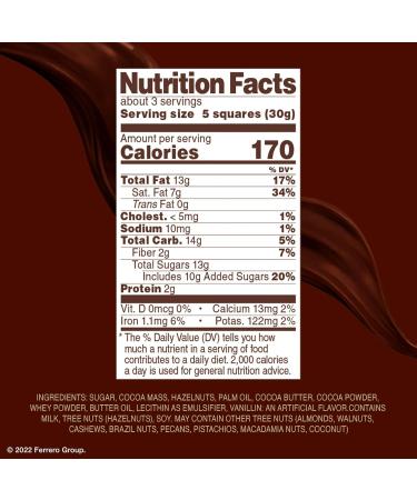 Ferrero Rocher Premium Chocolate Bar Dark Chocolate Hazelnut 3.1 oz Bar (Pack of 2) Bundle With Snack Scout Lunch Bag - Buy Online on GoSupps.com