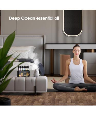 Premium Essential Oils Gift Set - Lavender Lemon Peppermint Chamomile Deep Sea & Rose Oils | Elevate Your World - International Shipping Available - Buy Online on GoSupps.com