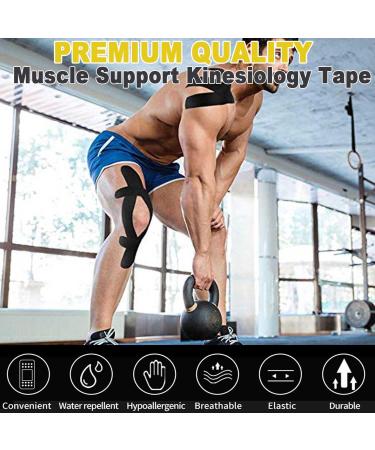 ATETEO Kinesiology Tape H-yellow Medium 5mX3.8cm - Buy Online on GoSupps.com