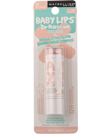 MAYBELLINE Baby Lips Dr Rescue Medicated Balm - Just Peachy - Buy Online on GoSupps.com