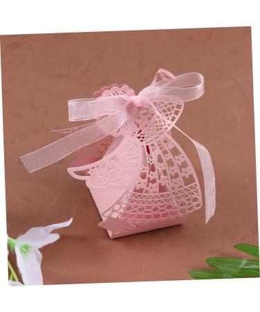 SHINEOFI 50pcs Pink Gift Boxes Wedding Candy Box 1 count (Pack of 1) Pink - Buy Online on GoSupps.com