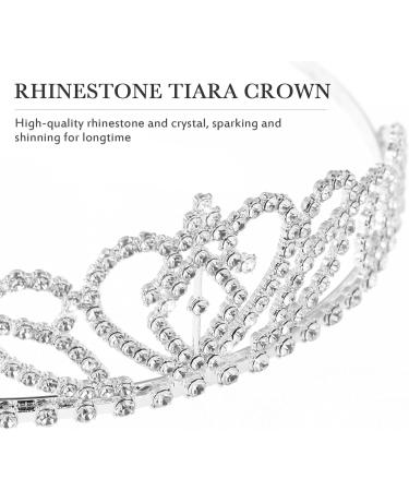 FRCOLOR Crystal Crowns and Tiaras 2 Pack - Elegant Princess Tiara Set for Birthdays, Weddings, and Proms - Buy Online on GoSupps.com