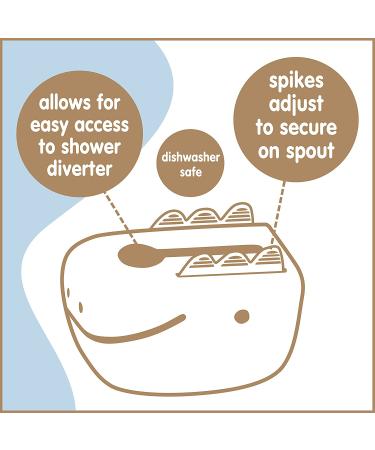 Dr. Brown's Dino-Soft Baby Bath Spout Cover - Toddler Bathtub Safety | BPA Free & Certified Plastic Neutral - Buy Online on GoSupps.com